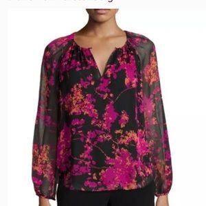 Diane von Furstenberg Marnie Silk Top Size L